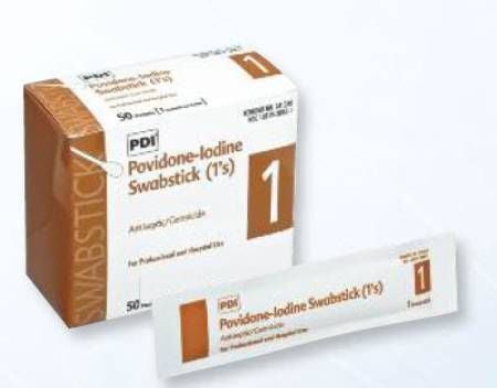 Iodine Prep Swabstick| 4 Inch - Each